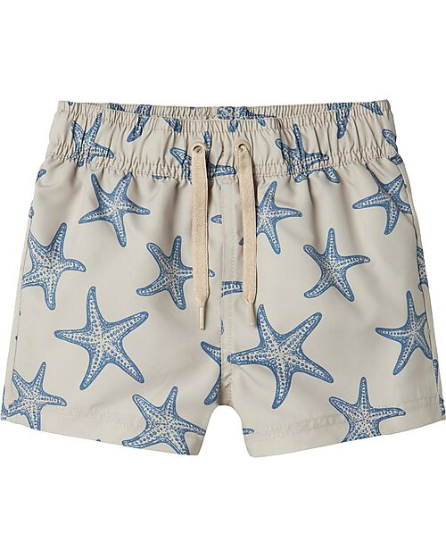 Name it Costume Shorts - Starfish - Cream Swimming Trunks