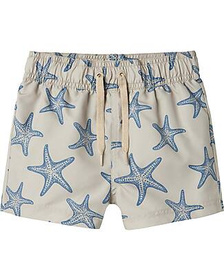 Name it Costume Shorts - Starfish - Cream Swimming Trunks