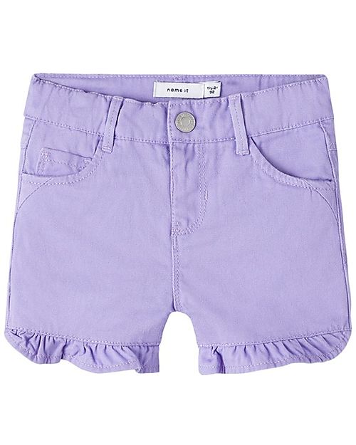 Name it Denim Shorts - Sand Verbena - with Ruffles Shorts