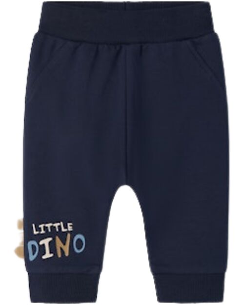 Name it Dinosaur Long Pants - Blue - Organic Cotton Trousers