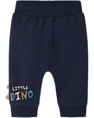 Name it Dinosaur Long Pants - Blue - Organic Cotton Trousers