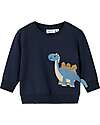 Name it Dinosaur Sweatshirt - Blue - Organic Cotton Sweatshirts