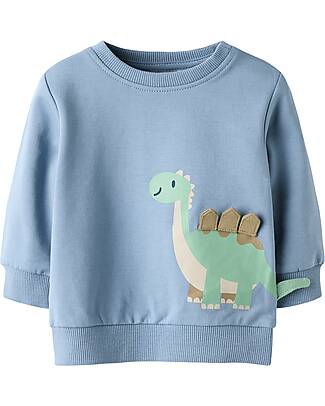 Name it Dinosaur Sweatshirt - Light Blue - Organic Cotton Sweatshirts
