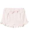 Name it Drawstring Shorts - Striped - Cloud Dancer - Cotton Shorts