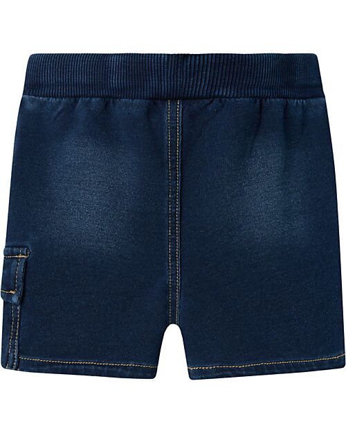 Name it Drawstring Shorts with Side Pockets - Dark Denim Shorts
