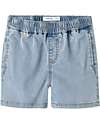 Name it Drawstring Shorts with Side Pockets - Light Denim Shorts