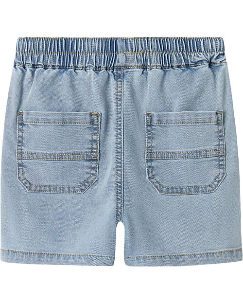 Name it Drawstring Shorts with Side Pockets - Light Denim Shorts