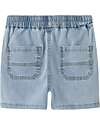 Name it Drawstring Shorts with Side Pockets - Light Denim Shorts