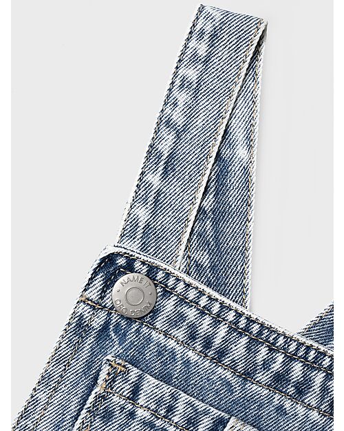 Name it Dungarees - Baggy Fit - Light Blue Denim - 100% Cotton Dungarees