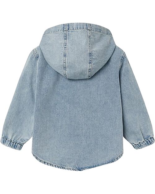Name it Jeans Jacket - Light Blue Denim - 100% Cotton - with Hood Jackets
