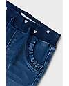 Name it Jeans with Drawstring - Medium Blue Denim - Hearts - Organic Cotton Jeans