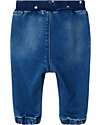 Name it Jeans with Drawstring - Medium Blue Denim - Hearts - Organic Cotton Jeans