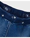 Name it Jeans with Drawstring - Medium Blue Denim - Hearts - Organic Cotton Jeans
