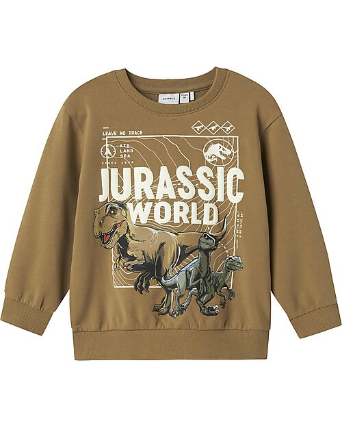 Name it Jurassic Sweatshirt - Beige - Organic Cotton Sweatshirts