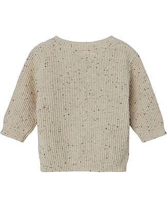 Name it Knitted Cardigan with Buttons - Peyote Melange - 100% Cotton Cardigans