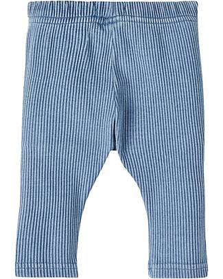Name it Leggings - Light Blue Denim - with Adjustable Waist - Cotton Trousers