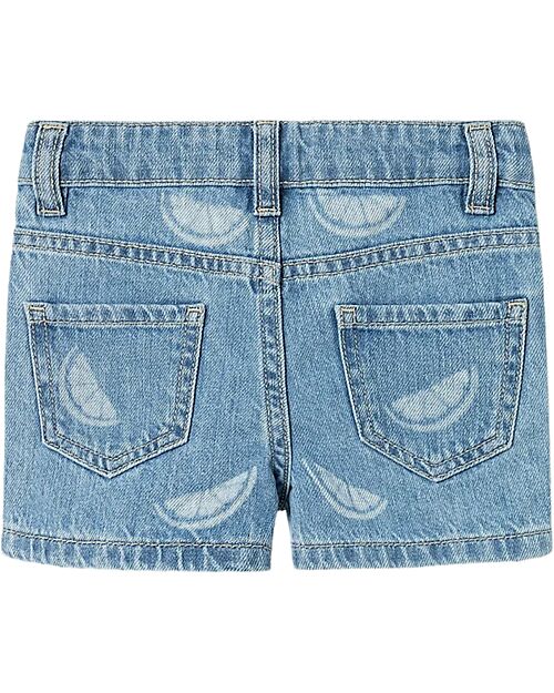 Name it Light Denim Shorts - Lemons - 100% Cotton Shorts