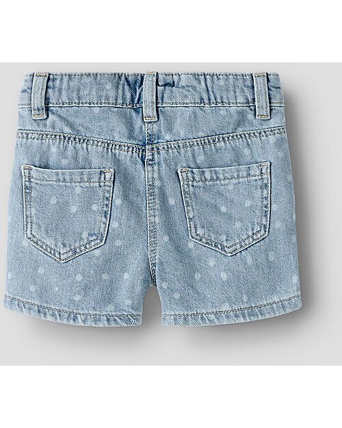 Name it Light Denim Shorts - Pois - 100% Cotton Shorts