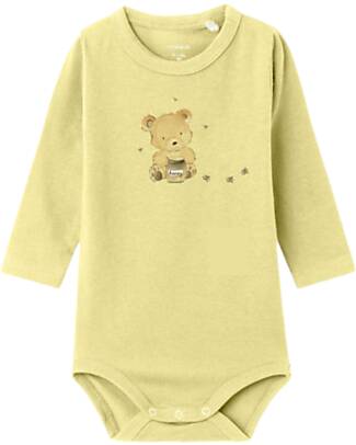 Name it Long-Sleeve Printed Body - Chardonnay - Organic Cotton Long Sleeves Bodies
