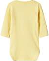 Name it Long-Sleeve Printed Body - Chardonnay - Organic Cotton Long Sleeves Bodies