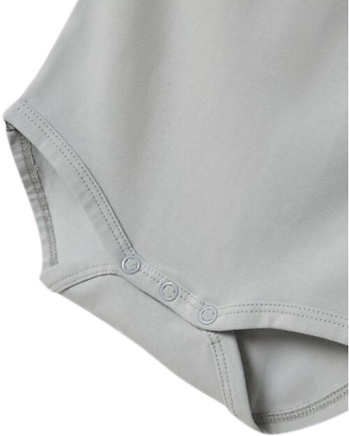 Name it Long-Sleeve Printed Body - Quarry - Organic Cotton Long Sleeves Bodies