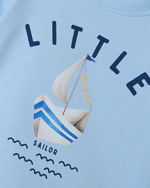 Name it Long Sleeve Shirt - Boat - Chambray Blue - Button Closure Long Sleeves Tops