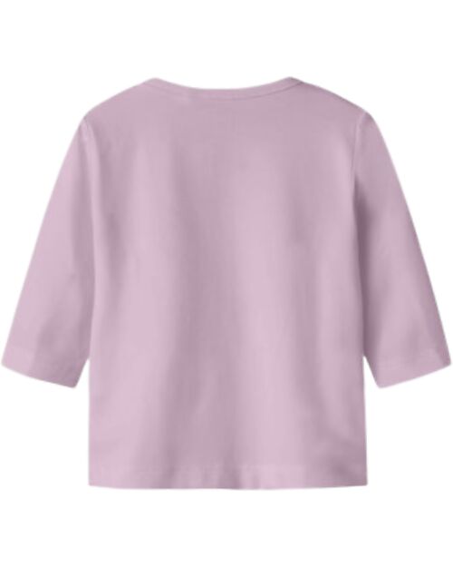 Name it Long-Sleeve Shirt with Front Print - Winsome Orchid - Organic Cotton Long Sleeves Tops