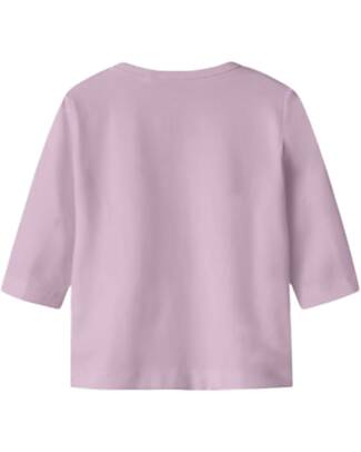 Name it Long-Sleeve Shirt with Front Print - Winsome Orchid - Organic Cotton Long Sleeves Tops