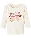 Name it Long Sleeve Shirt with Print - Buttercream - Organic Cotton Long Sleeves Tops