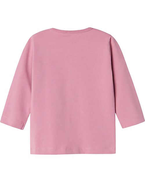 Name it Long-Sleeve Shirt with 'Sweet' Front Print - Cream - Organic Cotton and Eco Treatment Long Sleeves Tops