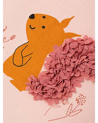 Name it Long Sleeve T-Shirt Rose Smoke - Squirrel - Organic Cotton Long Sleeves Tops