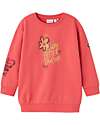 Name it Long-Sleeve T-Shirt with Front Print - Coral Pink - Made with Organic Cotton Sweatshirts