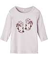 Name it Long Sleeve T-Shirt with Print - Orchid Hush - Organic Cotton Long Sleeves Tops