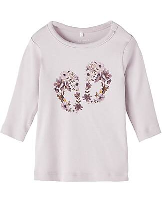 Name it Long Sleeve T-Shirt with Print - Orchid Hush - Organic Cotton Long Sleeves Tops