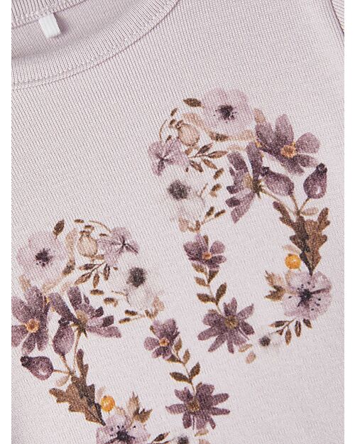 Name it Long Sleeve T-Shirt with Print - Orchid Hush - Organic Cotton Long Sleeves Tops