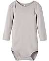 Name it Long-Sleeved Bodysuit 3 Packs - White Single Hot-Air Baloon/Grey/White Hot-Air Baloons - Organic Cotton Long Sleeves Bodies