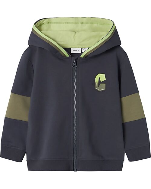 Name it Long-sleeved Sweatshirt - Blue (India Ink) - 100% Organic Cotton Sweatshirts