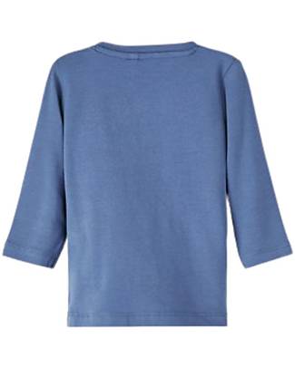Name it Long Sleeves Shirt - Baby - Bijou Blue - Organic Cotton Long Sleeves Tops