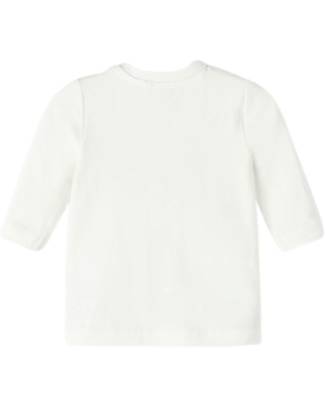 Name it Long Sleeves Shirt - Baby - White Alyssum - Organic Cotton Long Sleeves Tops