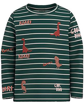 Name it Long Sleeves Shirt - Forest Biome - Dino - Organic Cotton Long Sleeves Tops