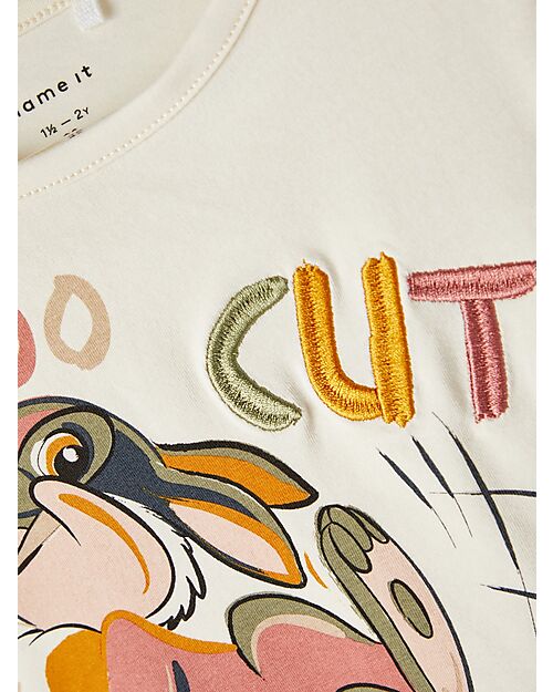 Name it Long Sleeves Shirt - Jet Stream - with Ruffles and Front Print - Cotton Long Sleeves Tops