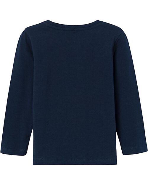 Name it Long Sleeves T-shirt - Dark Sapphire - Jurassic World - Bio Cotton Long Sleeves Tops