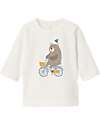 Name it Long Sleeves T-shirt - Jet Stream - Bear - Organic Cotton Long Sleeves Tops