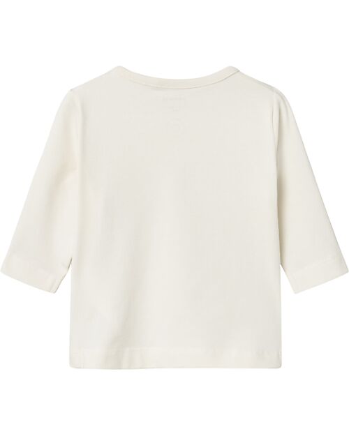 Name it Long Sleeves T-shirt - Jet Stream - Dog - Organic Cotton Long Sleeves Tops