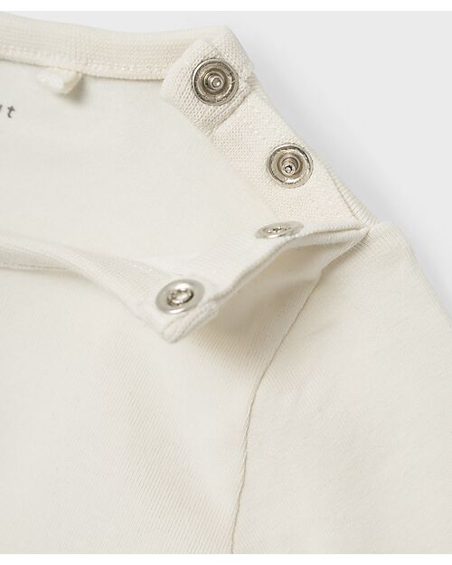 Name it Long Sleeves T-shirt - Jet Stream - Dog - Organic Cotton Long Sleeves Tops