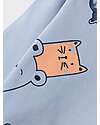 Name it Long Sleeves T-shirt - Zen Blue - Sweet Animals - Bio Cotton Long Sleeves Tops