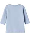 Name it Long Sleeves T-shirt - Zen Blue - Sweet Animals - Bio Cotton Long Sleeves Tops