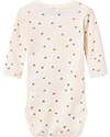 Name it Pack of 2 Long Sleeved Bodysuits - Cotton - Buttercream Hearts Long Sleeves Bodies