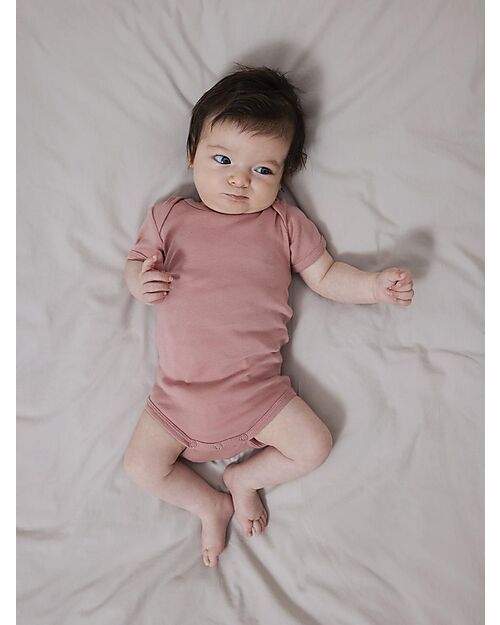 Name it Pack of 2 Short Sleeved Bodysuits - Cotton - Buttercream Hearts Short Sleeves Bodies