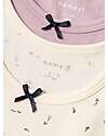 Name it Pack of 2 Tank Tops - Powder Pink and Cream with Flower Pattern - Cotton Vests